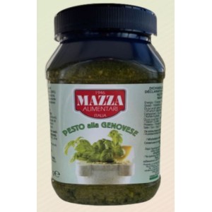 Green Pesto Genovese MAZZA Italy, 1000 ml / 900 g